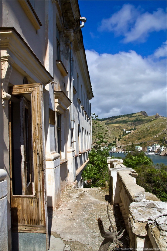 Abandoned military hospital, Balaklava, Crimea, Ukraine view 9