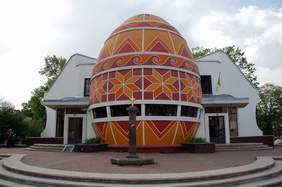 Pysanka museum, Kolomiya, Ukraine view 2