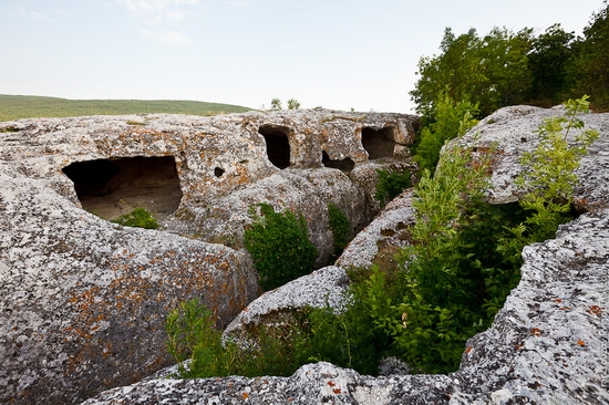 Eski-Kermen - medieval underground fortress-city view 10