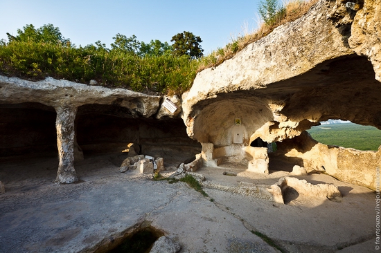 Eski-Kermen - medieval underground fortress-city view 18