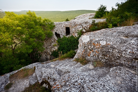 Eski-Kermen - medieval underground fortress-city view 8