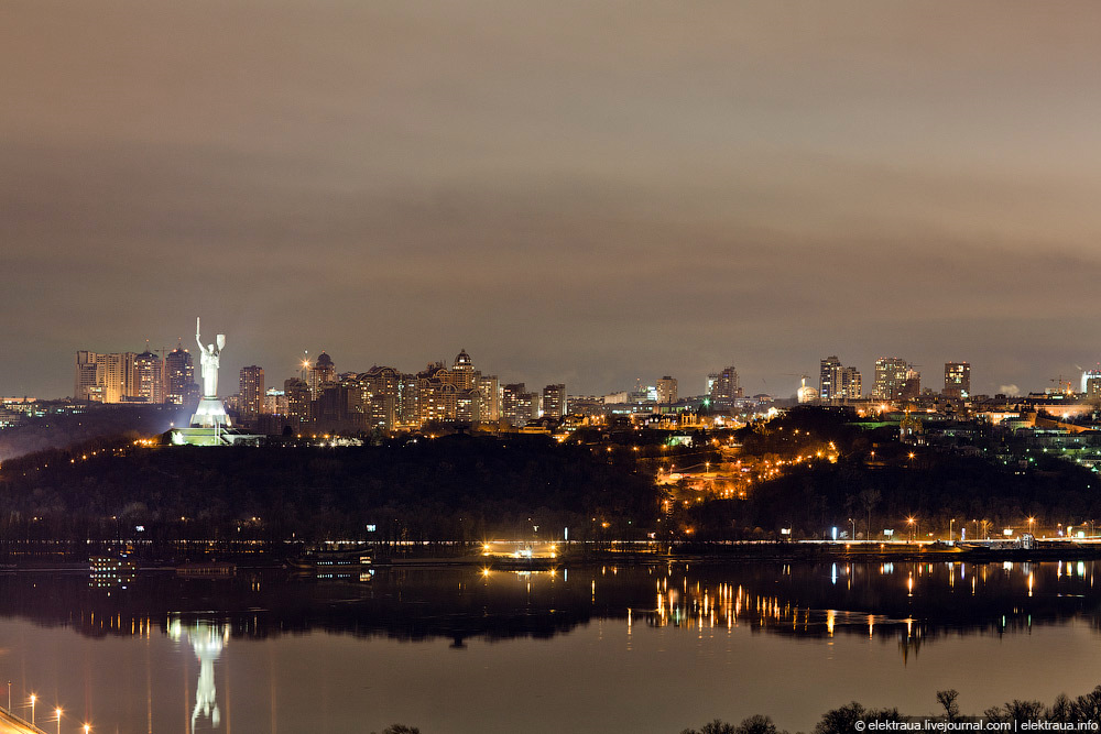 The Views Of Kiev At Night Time · Ukraine Travel Blog