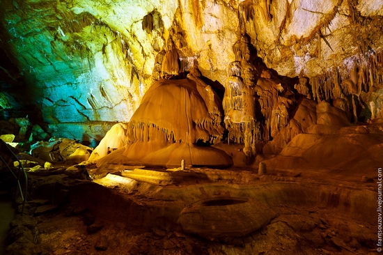 The Marble Cave, Crimea, Ukraine view 1