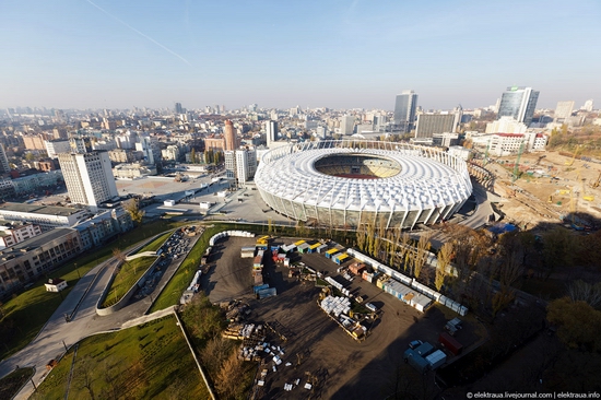 Olimpiyskiy stadium, Kiev, Ukraine view 11