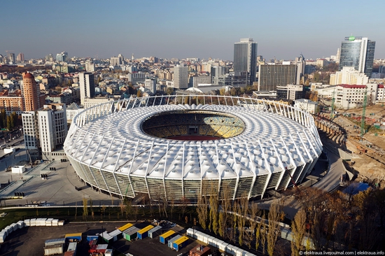 Olimpiyskiy stadium, Kiev, Ukraine view 12