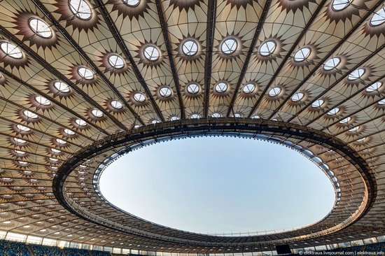 Olimpiyskiy stadium, Kiev, Ukraine view 3