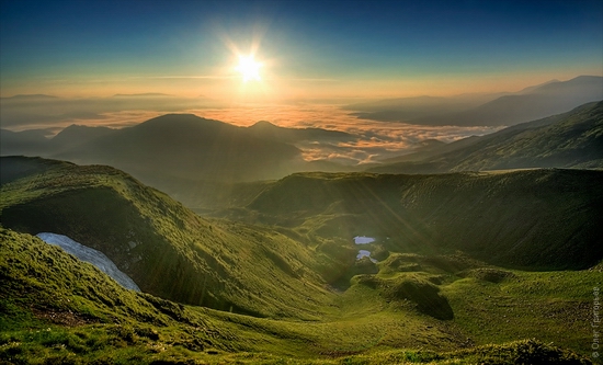 Ukrainian Carpathians landscape 1