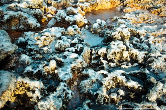 Frozen beach - the lair of aliens, Sevastopol, Ukraine view 8