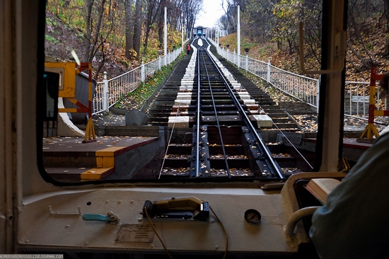 Kiev electric cable railway view 7