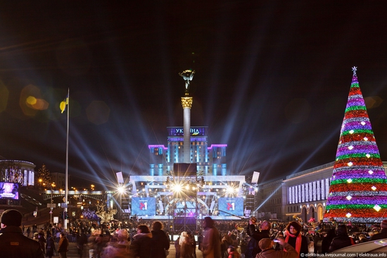 New Year's Eve, Kiev street view 14