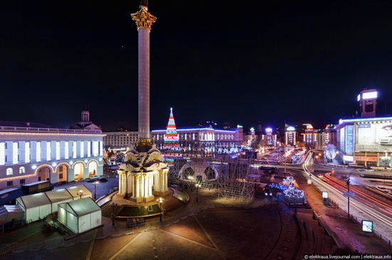 New Year's Eve, Kiev street view 7