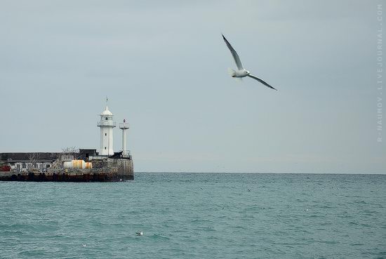 Early spring in Yalta, Ukraine view 3