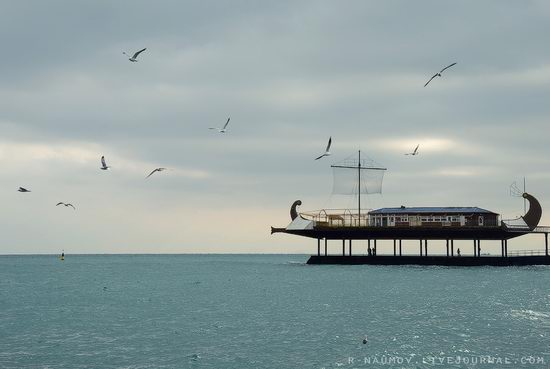 Early spring in Yalta, Ukraine view 4