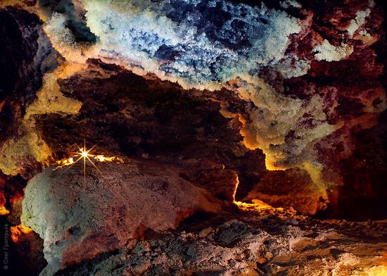 Gorgeous underground universe of Mlynki cave, Ukraine view 1