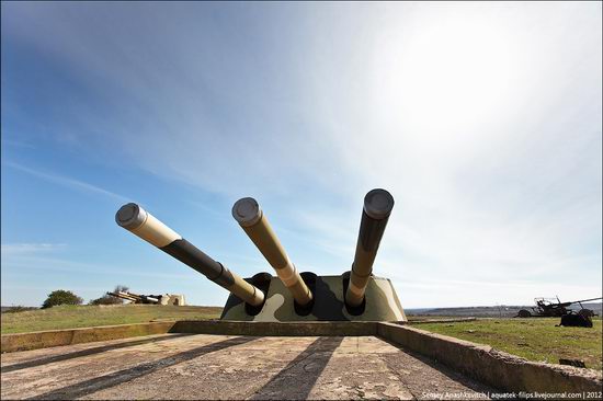 The 30th coastal artillery battery in Sevastopol, Crimea, Ukraine view 3