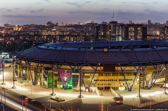 Metalist - Euro 2012 stadium, Kharkov, Ukraine view 1