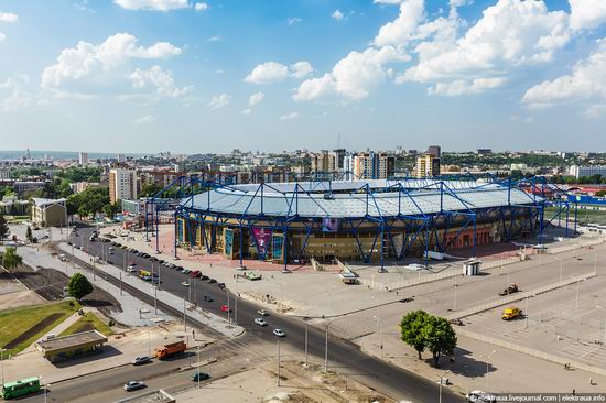 Metalist - Euro 2012 stadium, Kharkov, Ukraine view 9