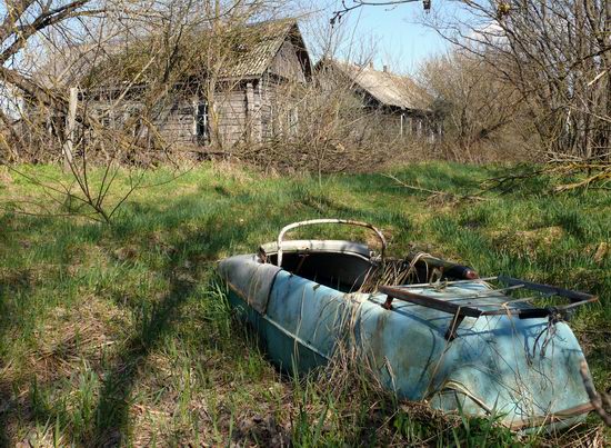 Spring in the Chernobyl exclusion zone, Ukraine view 4