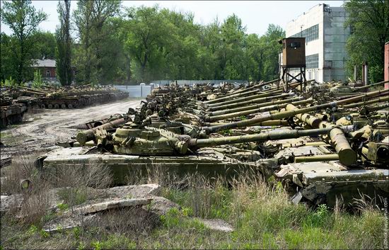 Kharkov tank repair plant, Ukraine view 10