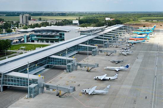 New terminal D, Borispol airport, Ukraine view 1