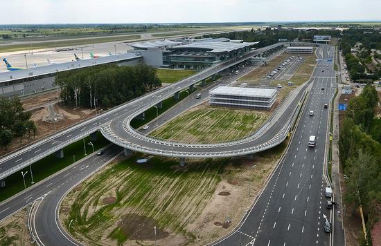 New terminal D, Borispol airport, Ukraine view 2