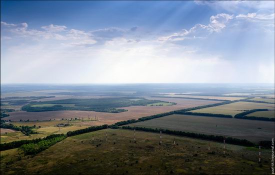 Climbing the 250 meter tower, Kharkov oblast, Ukraine photo 16