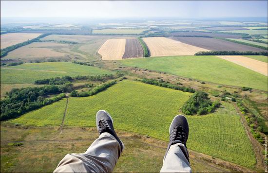 Climbing the 250 meter tower, Kharkov oblast, Ukraine photo 17