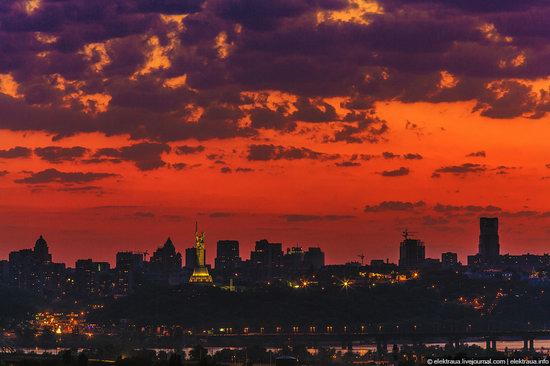 Kiev city, Ukraine evening time view 1