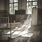 Abandoned kindergarten in the Chernobyl zone