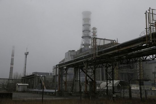 Chernobyl nuclear power station new sarcophagus, Ukraine photo 2