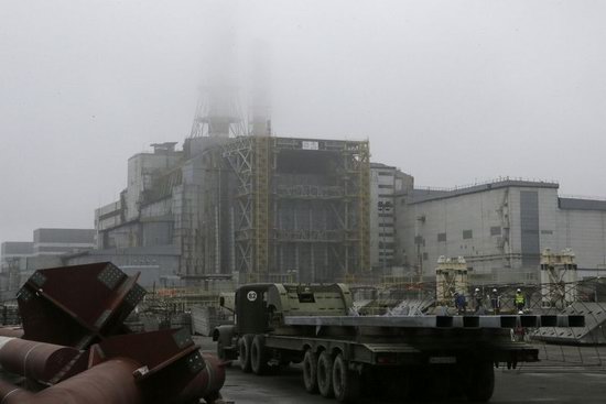 Chernobyl nuclear power station new sarcophagus, Ukraine photo 3