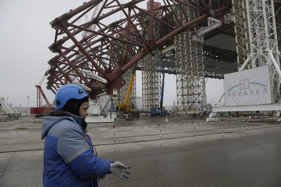 Chernobyl nuclear power station new sarcophagus, Ukraine photo 4