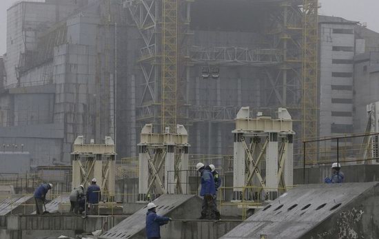 Chernobyl nuclear power station new sarcophagus, Ukraine photo 5