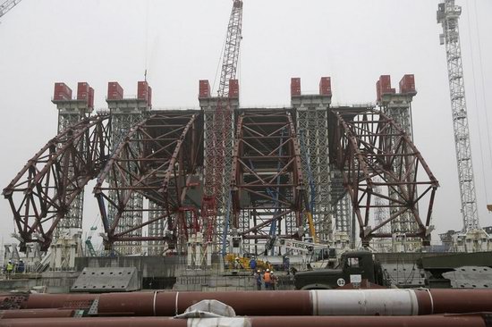 Chernobyl nuclear power station new sarcophagus, Ukraine photo 6