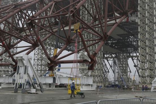 Chernobyl nuclear power station new sarcophagus, Ukraine photo 7