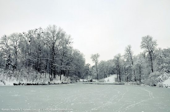 Snowy Alexandria park, Bila Tserkva, Ukraine photo 13