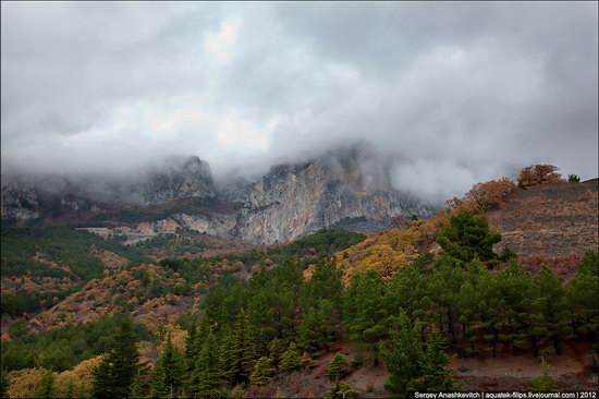 Ai-Petri - foggy and windy peak, Crimea, Ukraine photo 11