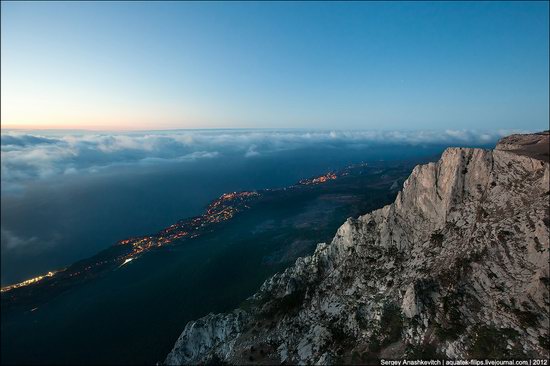 Ai-Petri - foggy and windy peak, Crimea, Ukraine photo 2