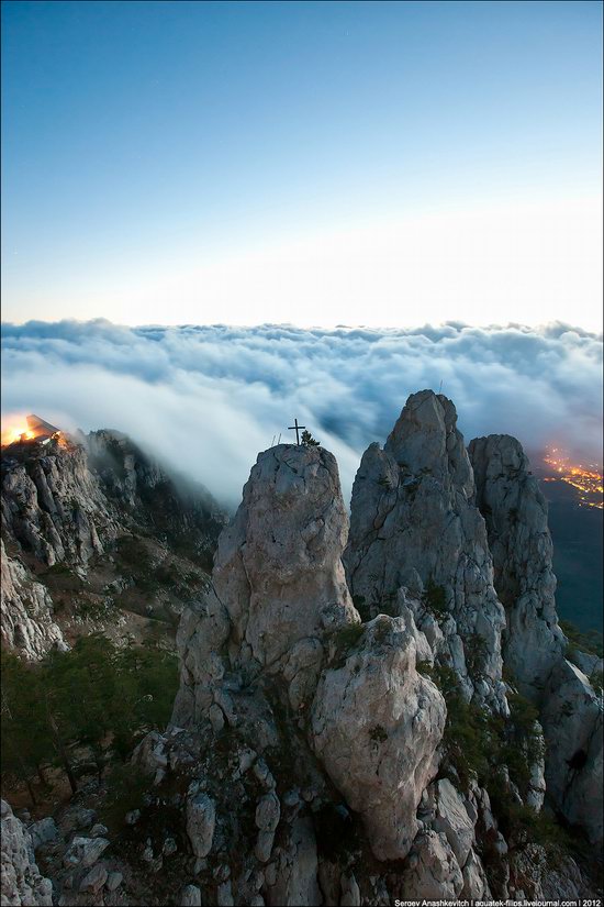 Ai-Petri - foggy and windy peak, Crimea, Ukraine photo 3