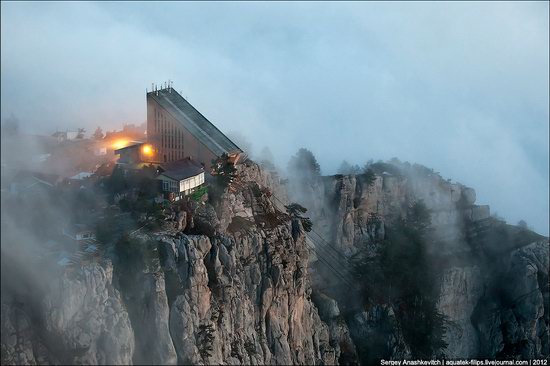 Ai-Petri - foggy and windy peak, Crimea, Ukraine photo 4