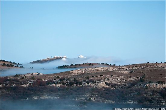 Ai-Petri - foggy and windy peak, Crimea, Ukraine photo 5