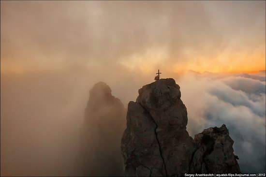 Ai-Petri - foggy and windy peak, Crimea, Ukraine photo 7