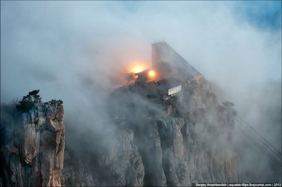 Ai-Petri - foggy and windy peak, Crimea, Ukraine photo 9