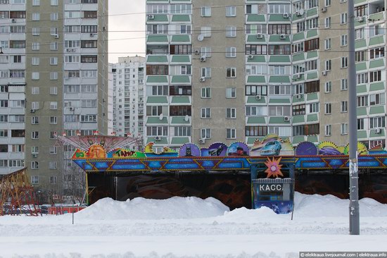 Abnormally heavy snowfall in Kiev, Ukraine photo 12