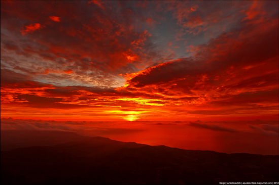 Sunset and sunrise in Crimea, Ukraine photo 1