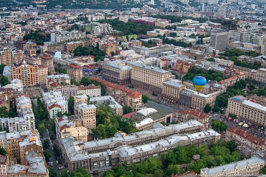 Air balloon flight over Kiev, Ukraine photo 17