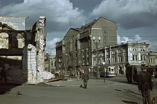 Kharkiv, Ukraine during the German occupation in color, photo 20