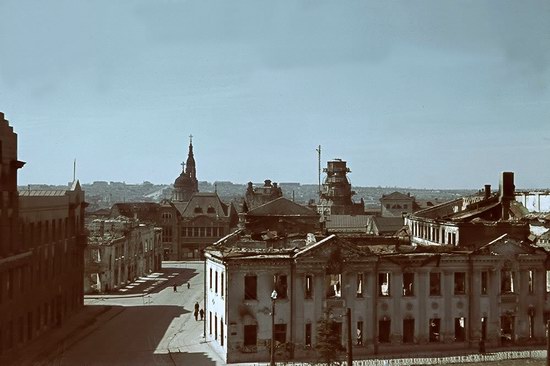 Kharkiv, Ukraine during the German occupation in color, photo 21