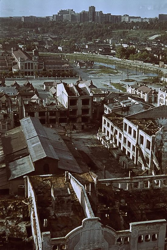 Kharkiv during the German occupation in color · Ukraine travel blog