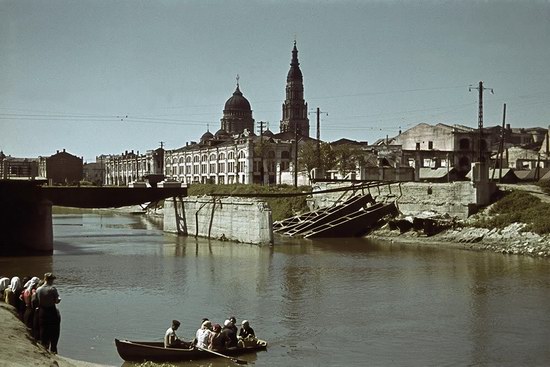 Kharkiv, Ukraine during the German occupation in color, photo 23